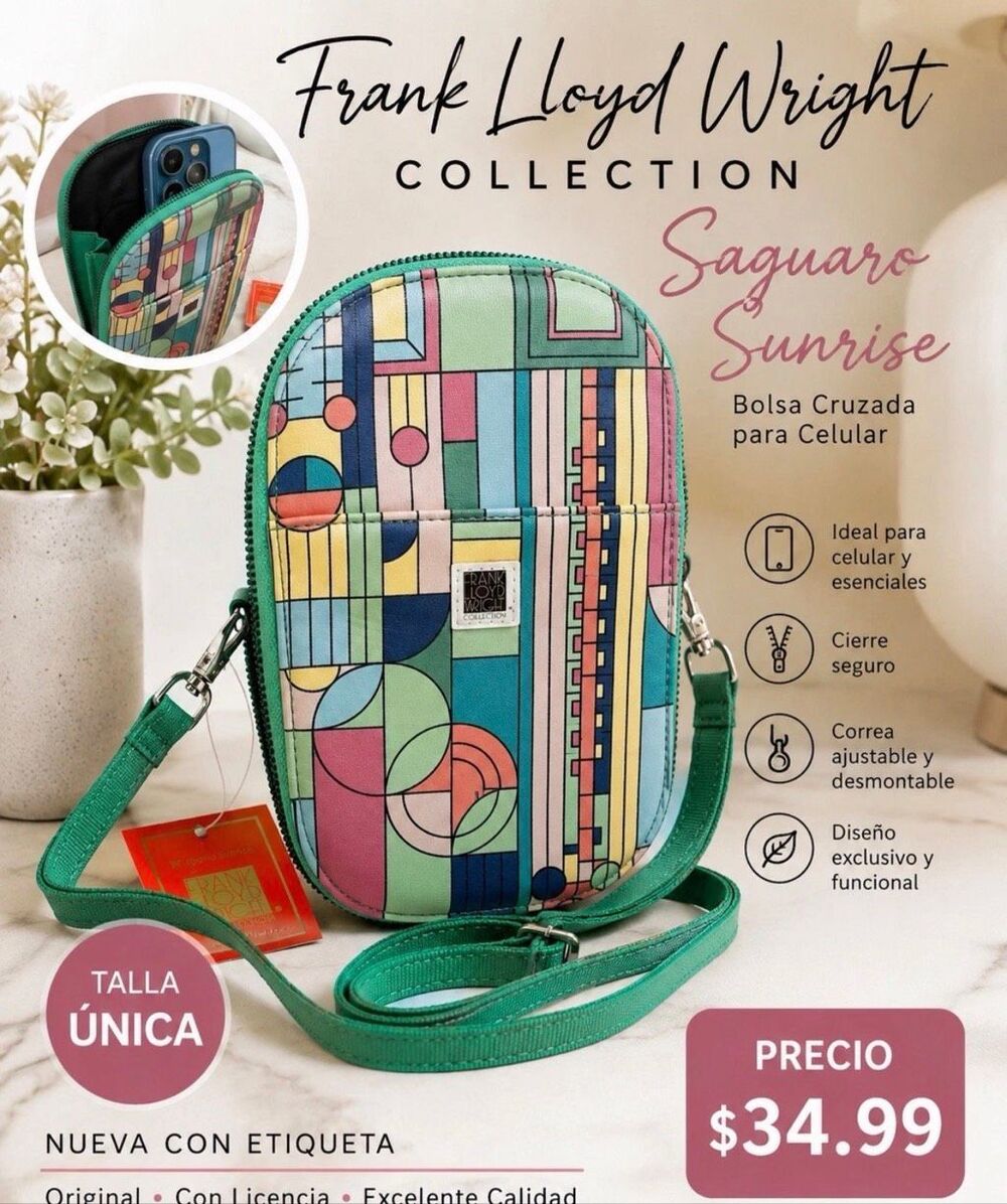 Frank Loyd Wright Collection Crossbody Bag